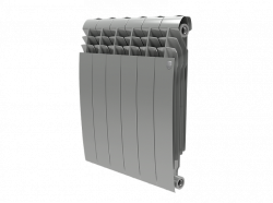 Биметаллический радиатор отопления Royal Thermo BiLiner 500 4 секции Silver Satin